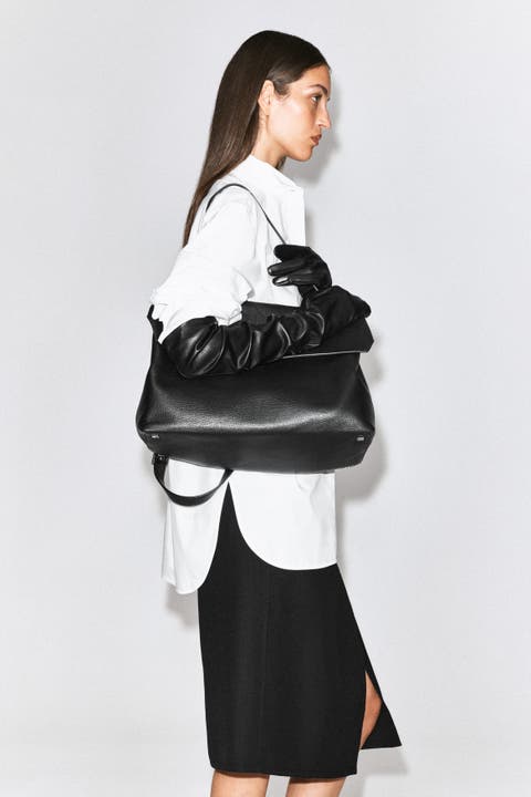 Long Leather Gloves