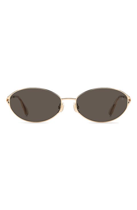 WZN 8031/G/S 56mm Oval Sunglasses