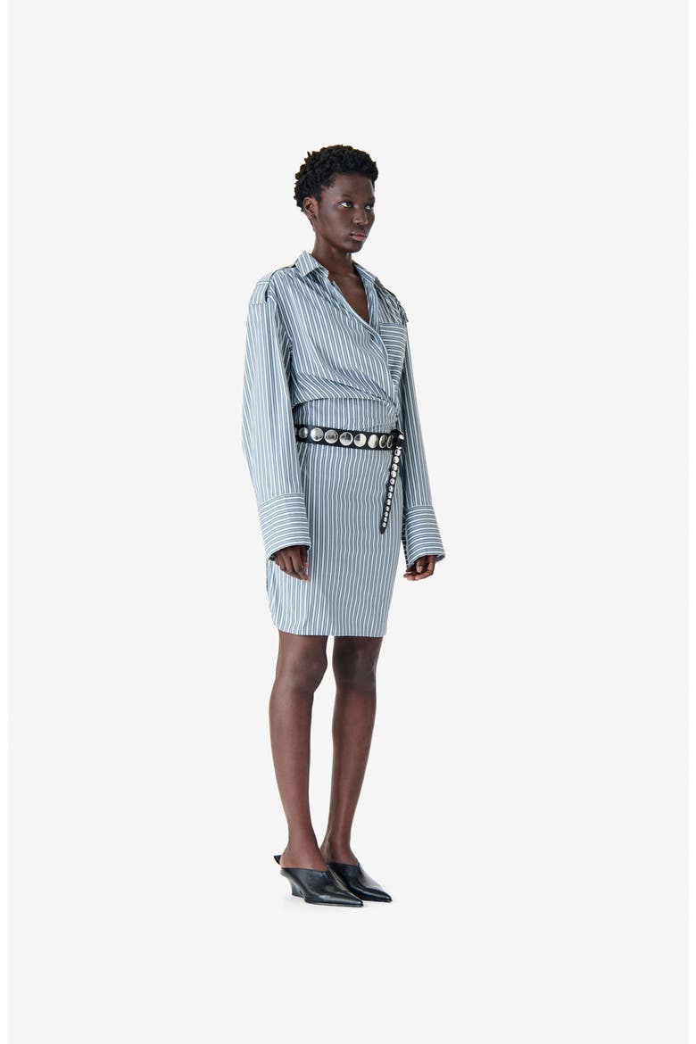 Lazul Poplin Shirt Dress, Alternate, color, Ocean Stripes