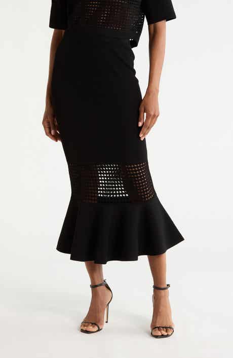 DVF Georgia Eyelet Sweater Skirt