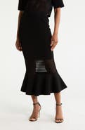 DVF Georgia Eyelet Sweater Skirt