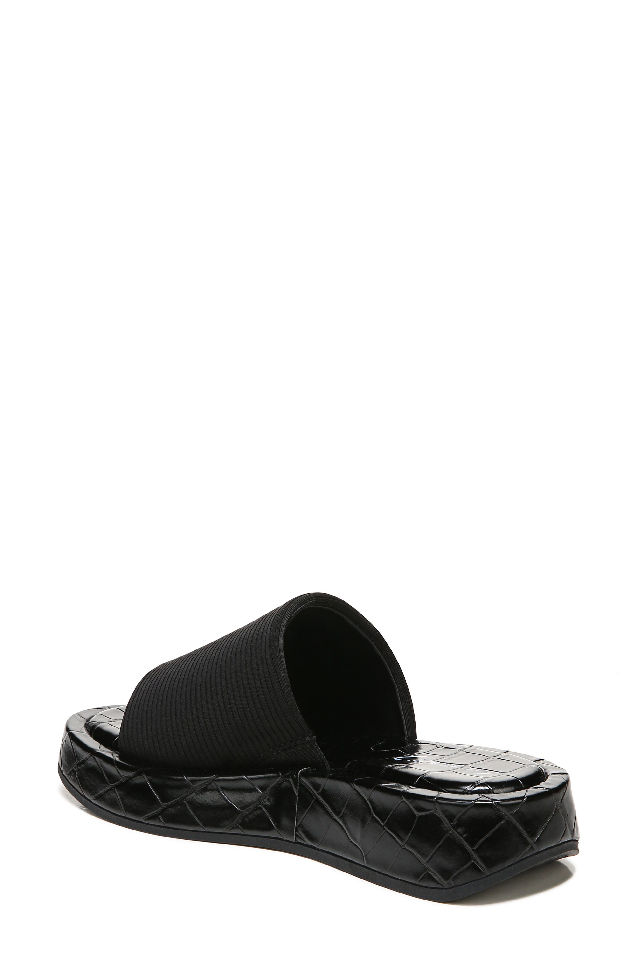 Latasha Slide Sandal, Alternate, color, BLACK