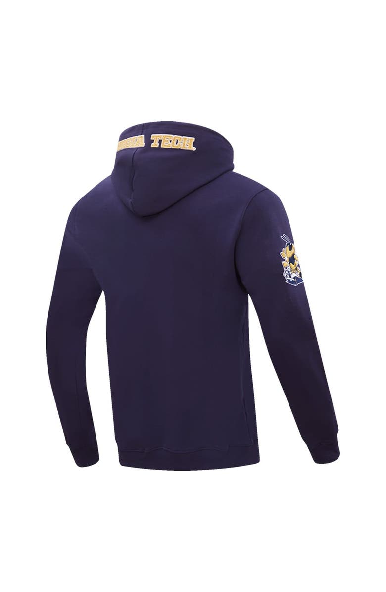 PRO STANDARD Men's Pro Standard Navy Georgia Tech Yellow Jackets Classic Pullover Hoodie, Alternate, color,