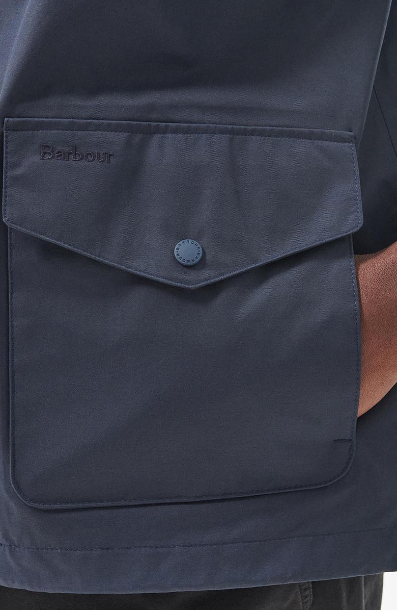 Barbour Whitstone Waterproof Jacket, Alternate, color, Navy