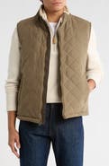 Rainforest Faux Shearling Lined Quilted Vest