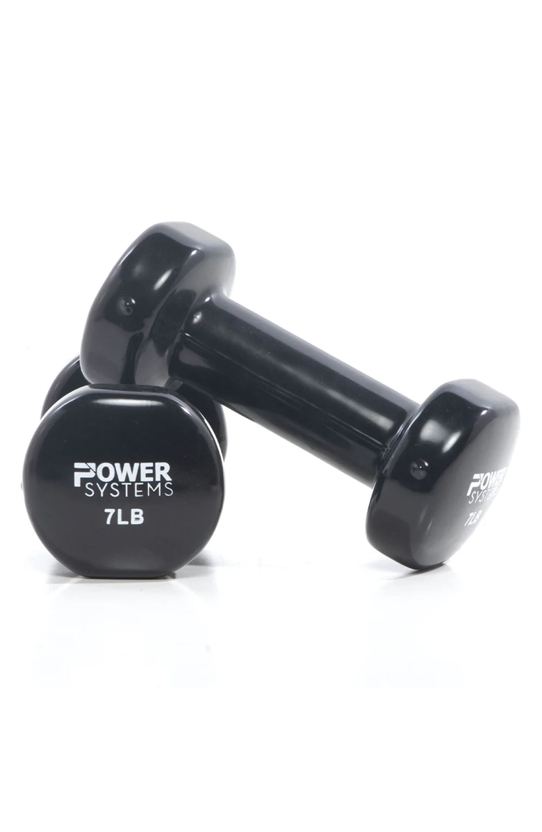 Power system Dumbbells Pair with Non-Slip Grip, Main, color, Black