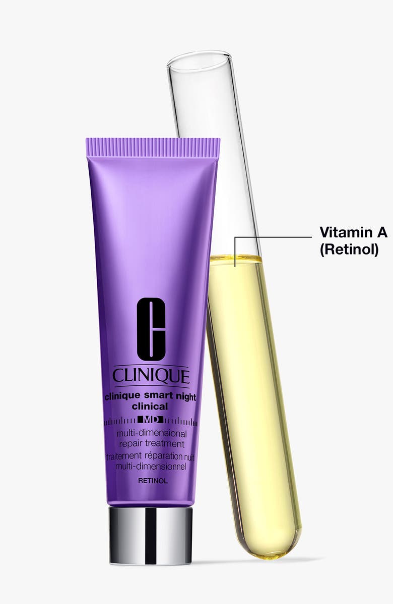 Clinique Smart Night<sup>™</sup>Clinical MD Multi-Dimensional Repair Treatment Retinol Serum, Alternate, color,
