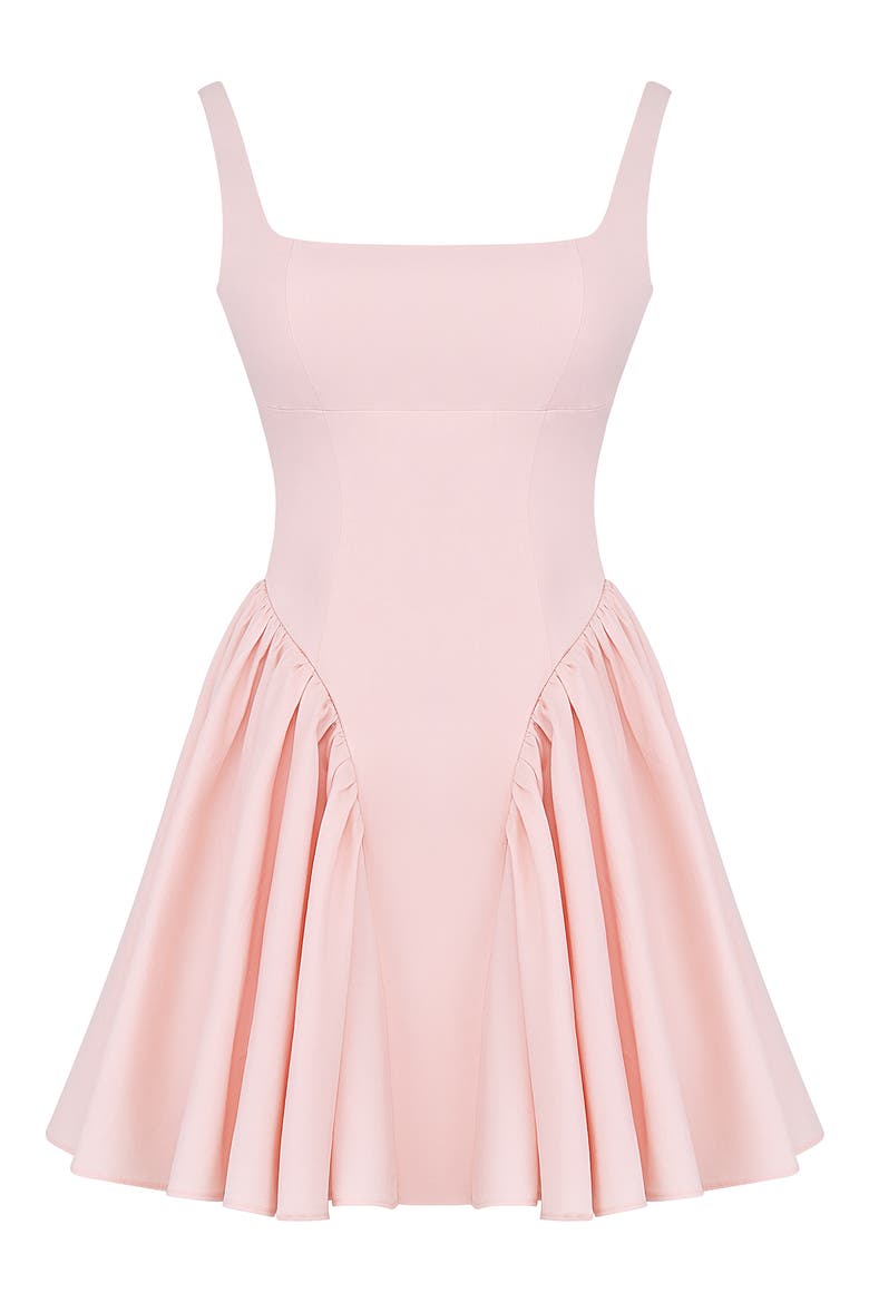 Florianne Bow Back Dress, Alternate, color, SOFT PEACH