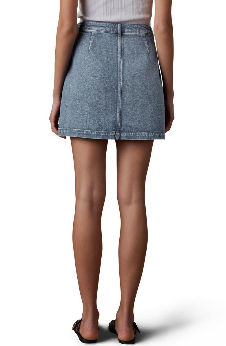 Faherty Solstice Denim Utility Miniskirt, Alternate, color, Bay Drift Wash
