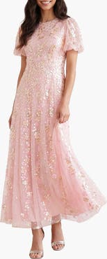 Needle & Thread Confetti Round Neck Ankle Gown