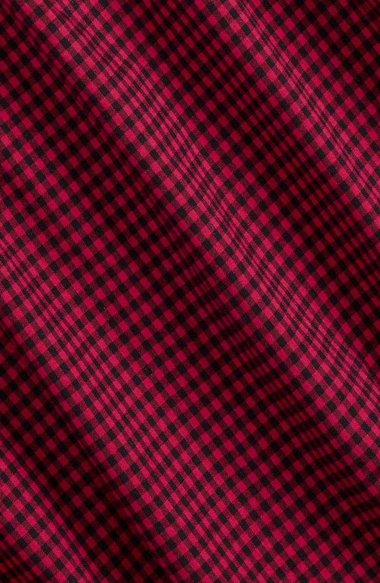 Polo Ralph Lauren Classic Fit Gingham Sanded Twill Button-Down Shirt, Alternate, color, 4192A Wine/Nero