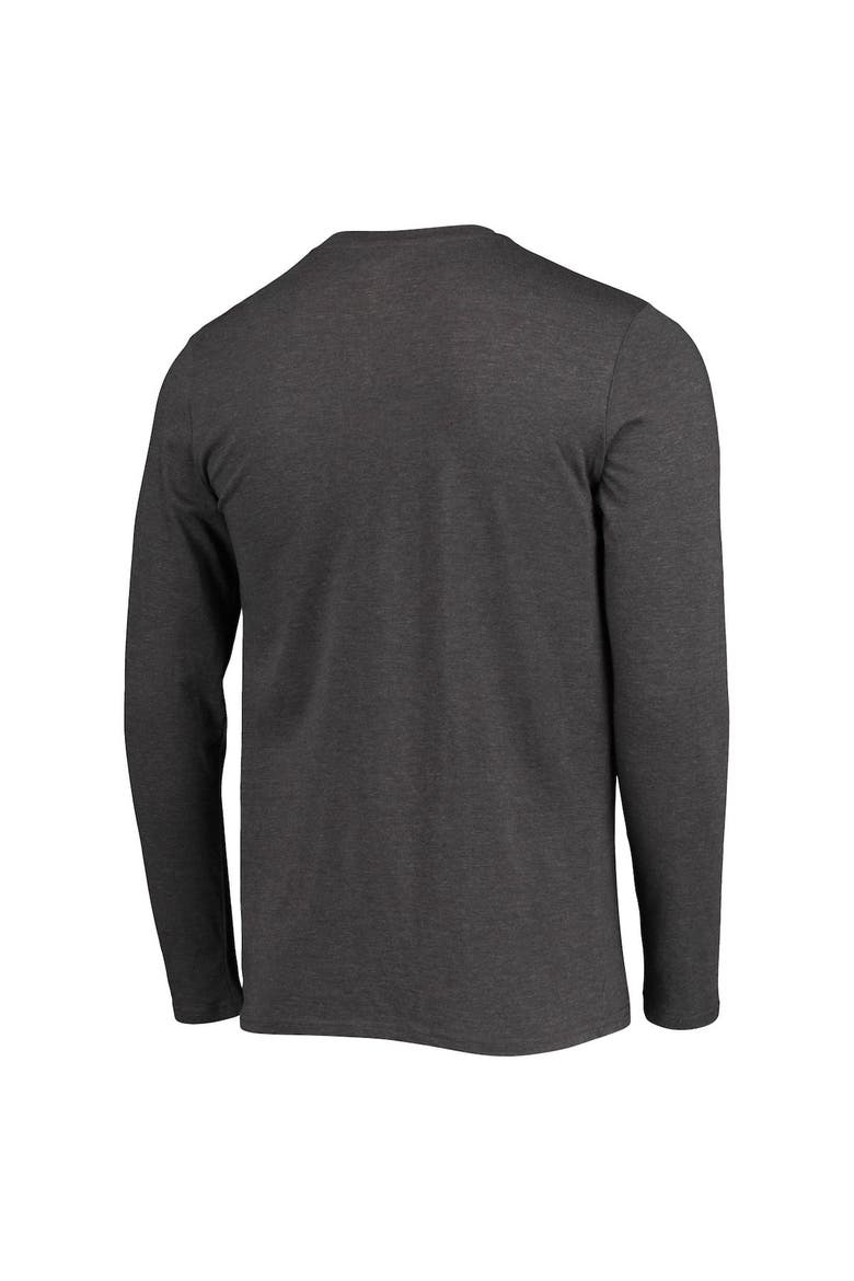 Men's Concepts Sport Scarlet/Heathered Charcoal Nebraska Huskers Meter Long Sleeve T-Shirt & Pants Sleep Set, Alternate, color, Scarlet