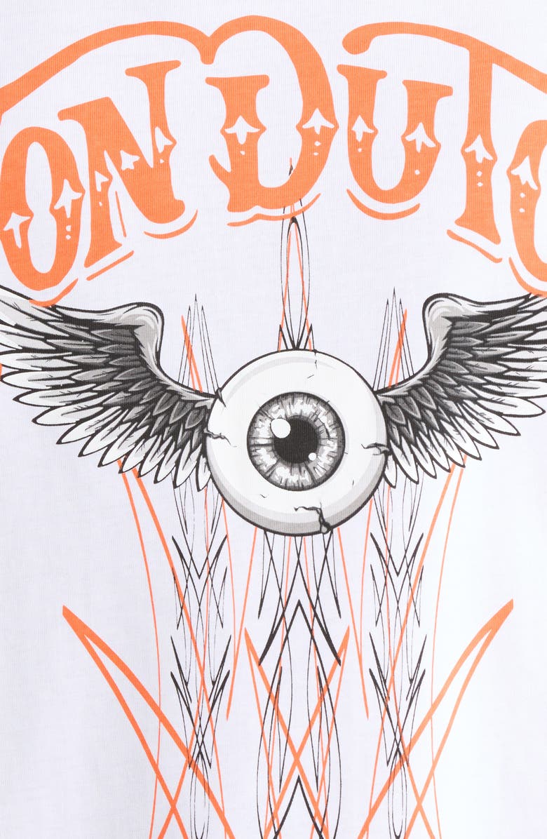 Von Dutch Graphic T-Shirt, Alternate, color, Bright White