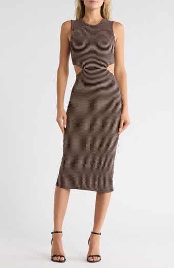 Amuse Society Sunshine Eyes Cutout Maxi Dress