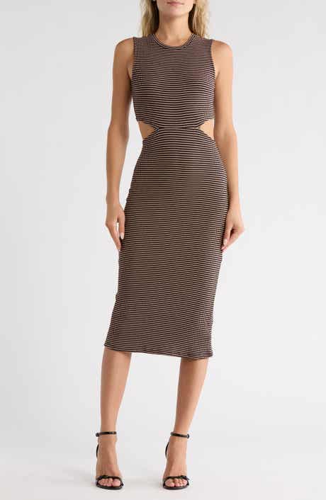 Amuse Society Sunshine Eyes Cutout Maxi Dress