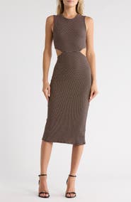 Amuse Society Sunshine Eyes Cutout Maxi Dress