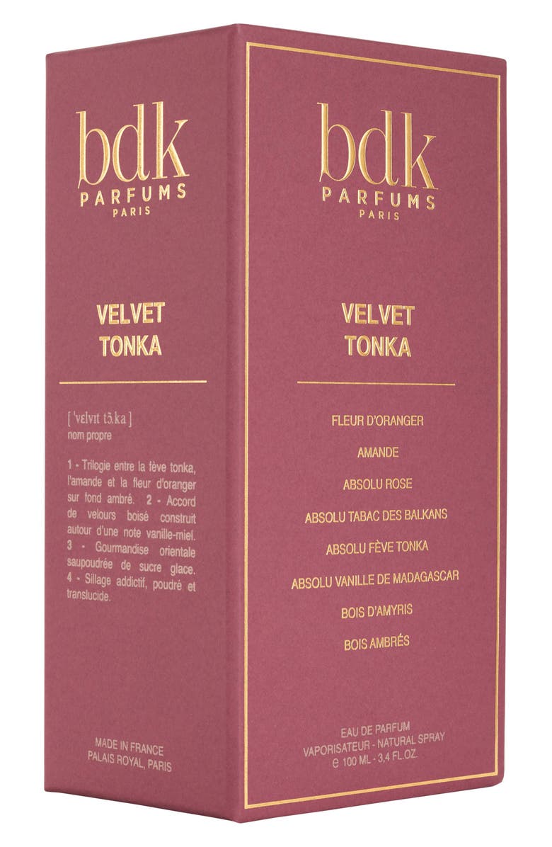 BDK Parfums Velvet Tonka Eau de Parfum, Alternate, color,