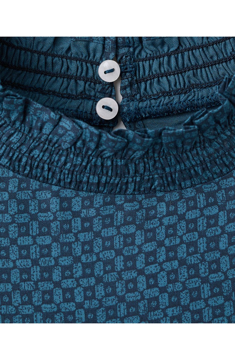 MANGO TEEN Print Cutout Top, Alternate, color, Navy