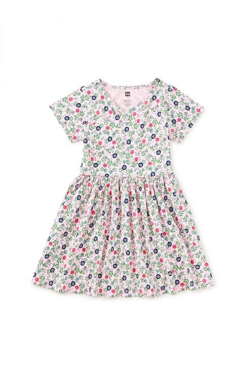 Short Sleeve Wrap Neck Dress (Baby)