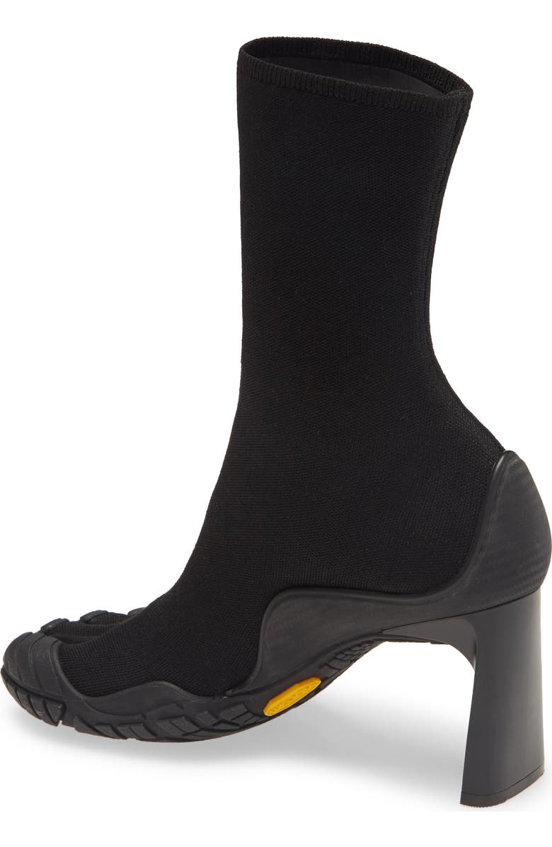 Balenciaga x Vibram High Toe Sock Bootie, Alternate, color,
