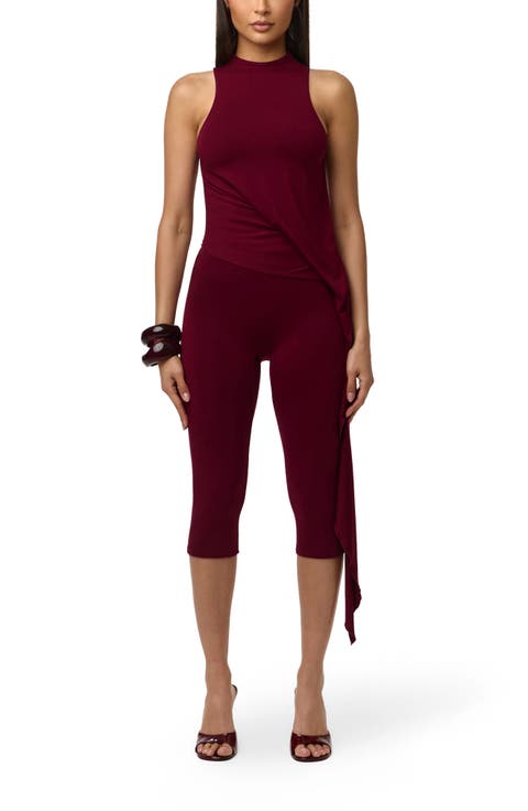 Asymmetric Body-Con Top