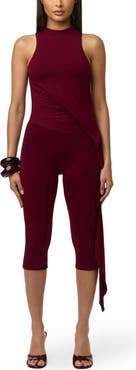 Naked Wardrobe Asymmetric Body-Con Top