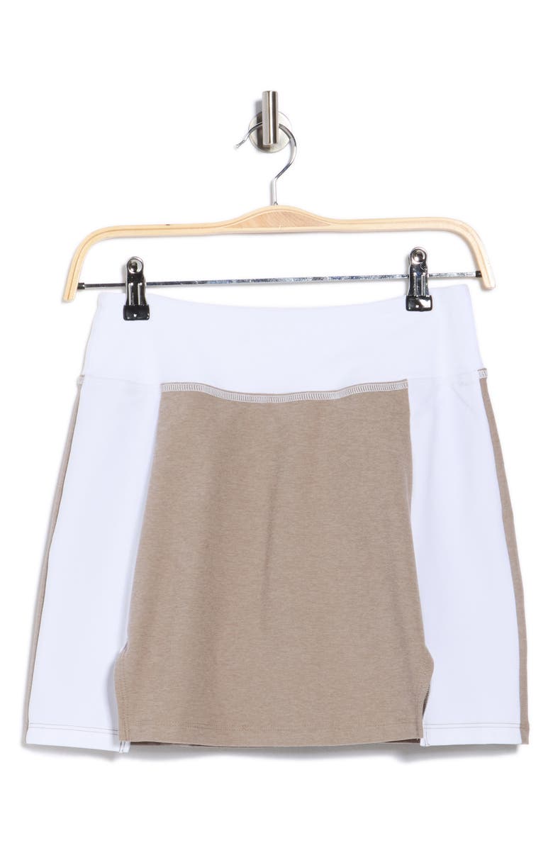Beyond Yoga Spacedye Outlines Skirt, Alternate, color, Birch/Cloud White