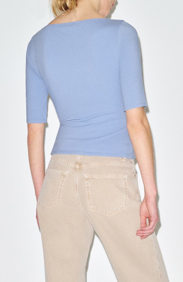 Reformation Santino Knit Top, Alternate, color, Skyline