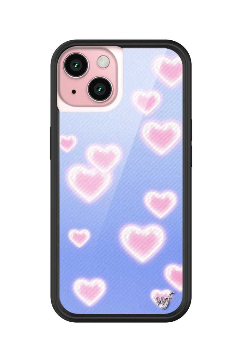 Dreamy Hearts iPhone Case, Alternate, color, Blue