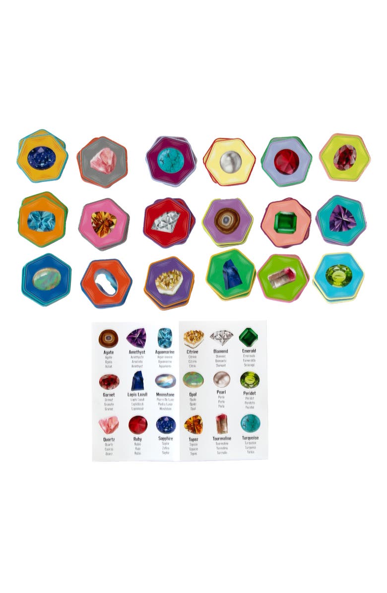 eeBoo Gemstones Little Matching Game, Alternate, color, Multi