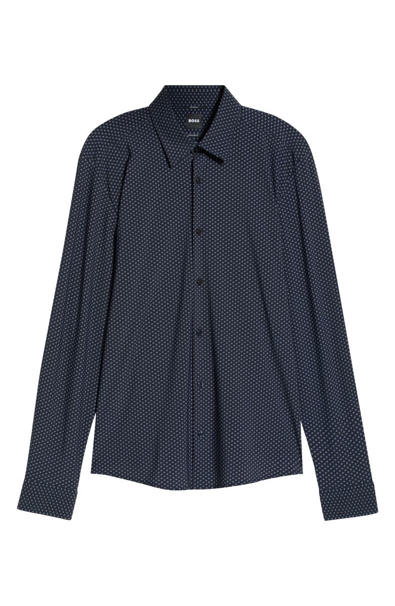 BOSS P-Liam Button-Up Shirt, Main, color, Dark Blue