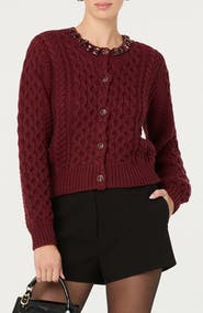 ASTR the Label Cathryn Embellished Cardigan