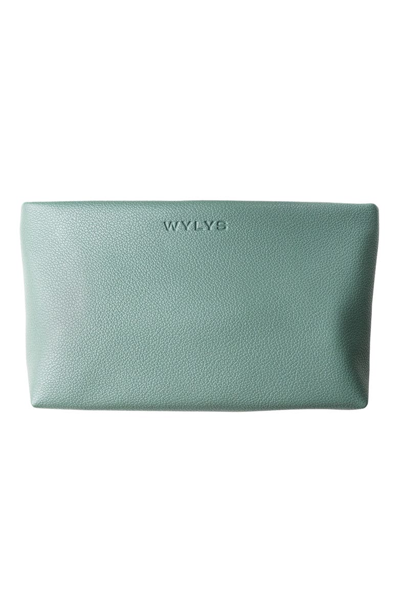 WYLYS Sage Verte Makeup Bag, Alternate, color, NO COLOR