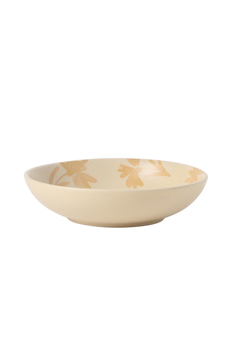 Admiral Hall 16-Piece Floral Stoneware Dinnerware Set, Alternate, color, Cream