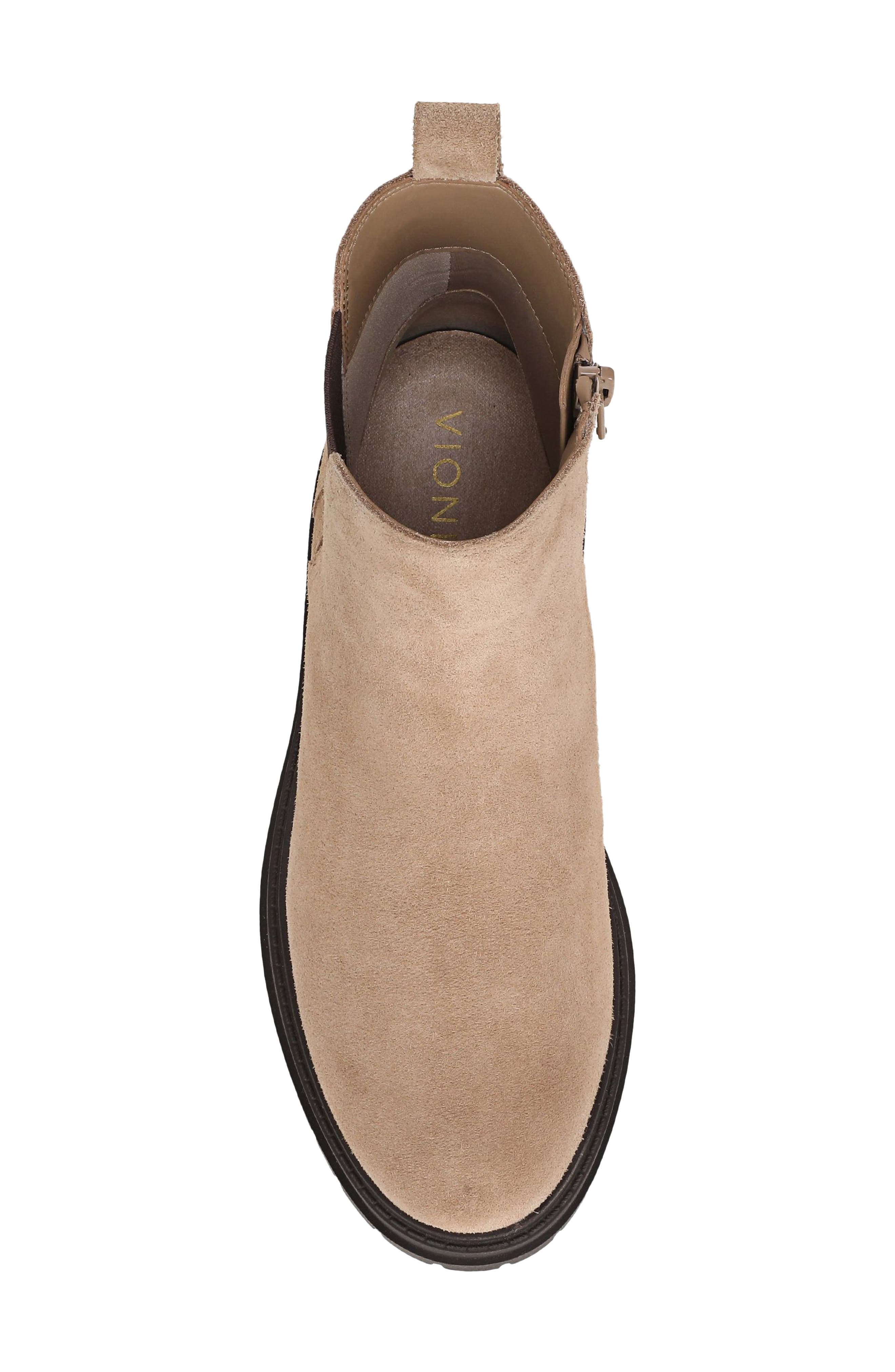 Georgina Water Repellent Chelsea Boot, Alternate, color, DESERT SAND SUEDE