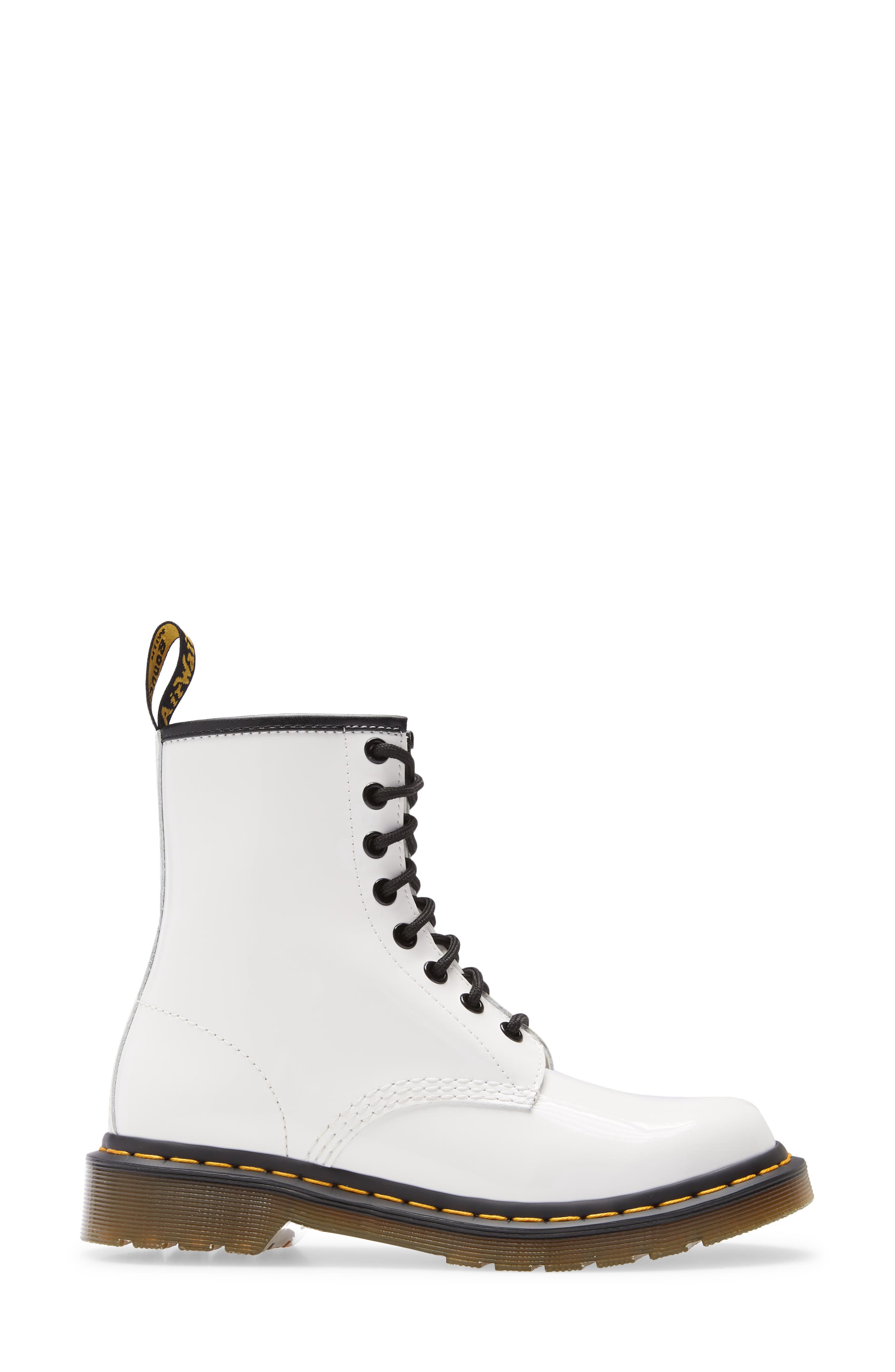 Gender Inclusive 1460 W Boot, Alternate, color, WHITE