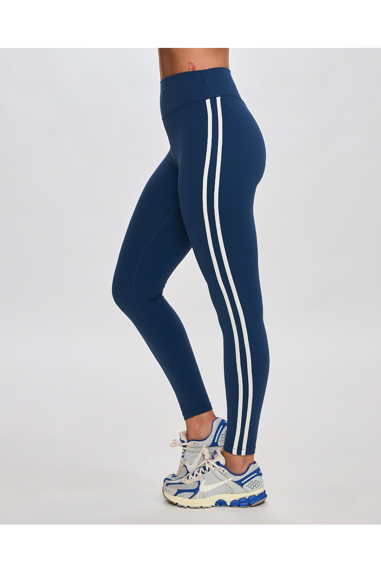 ReLuxe Cleo High Rise Legging 25", Main, color, Navy/White