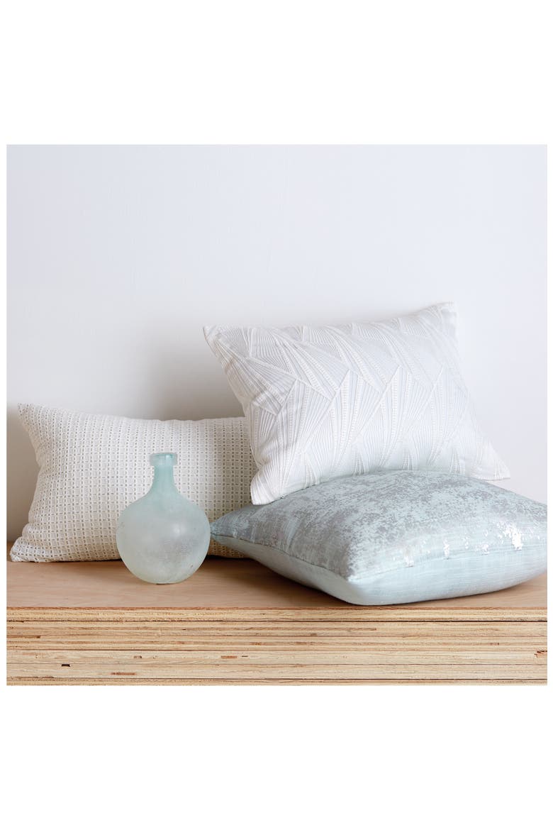 Refresh Metallic Accent Pillow, Main, color, MIST