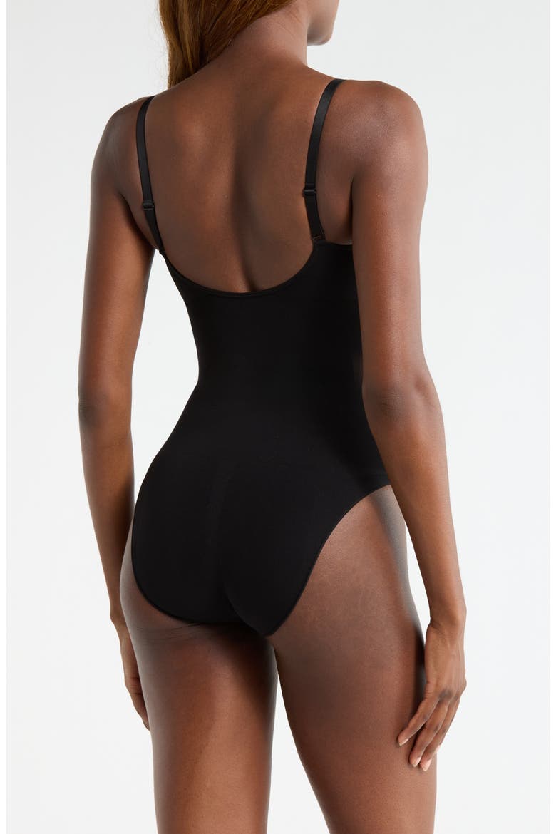 Sculpting Bodysuit, Alternate, color, BLACK