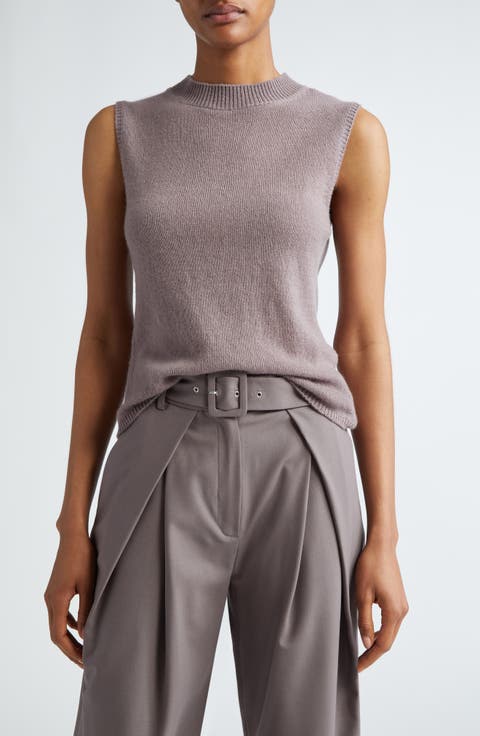 Sleeveless Cashmere Sweater