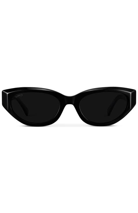 Loretta - 53mm Modern Cat-Eye Sunglasses