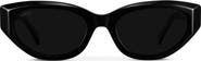 WMP Eyewear Loretta - 53mm Modern Cat-Eye Sunglasses