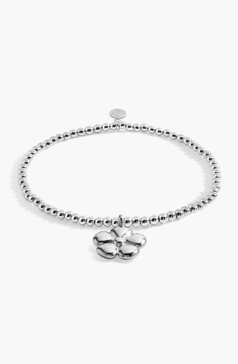 A Littles & Co A Little 'Wonderful Grandma' Bracelet, Main, color, Metallic Silver