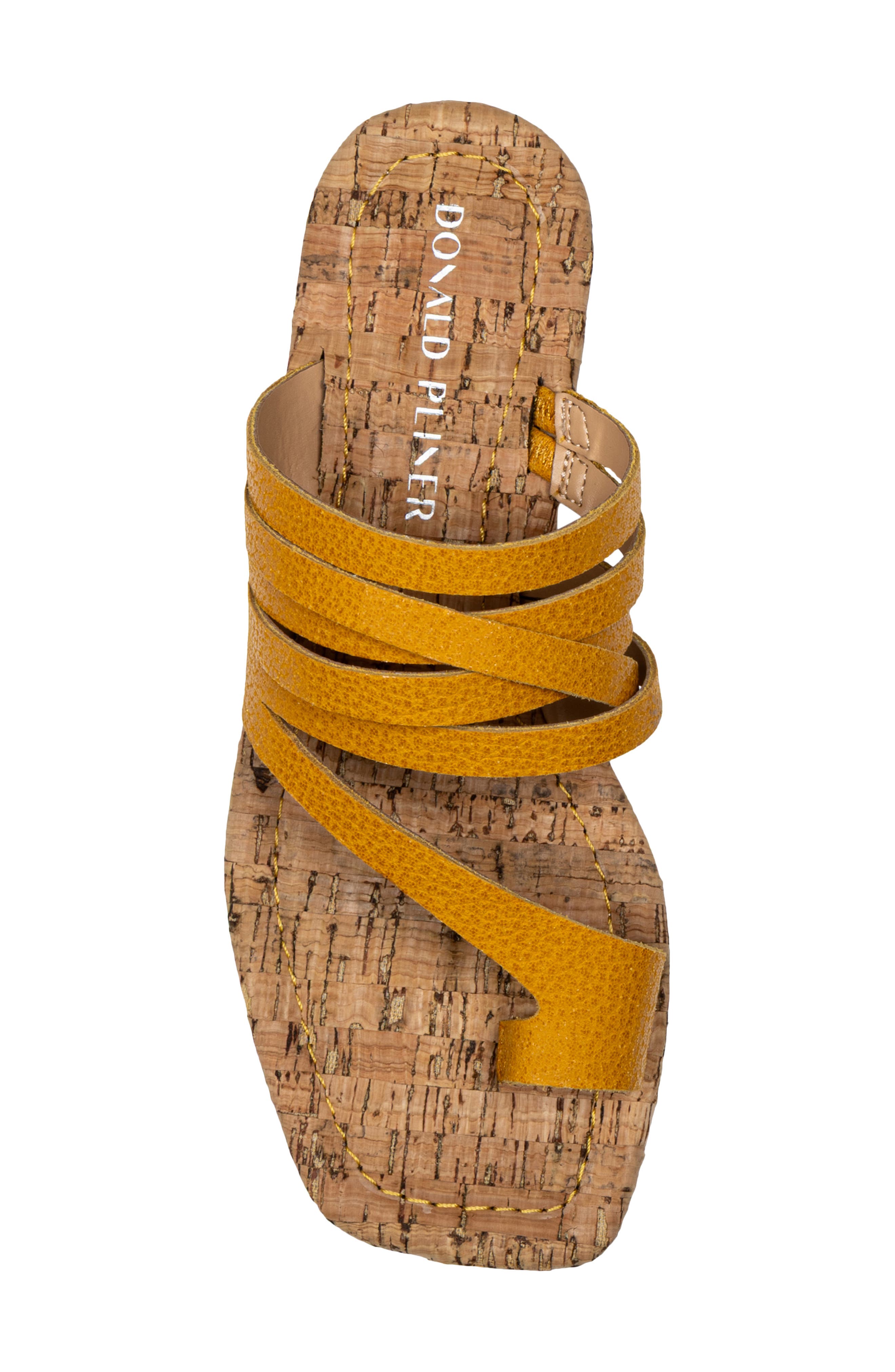 Hazie Toe Loop Sandal, Alternate, color, SUNGOLD
