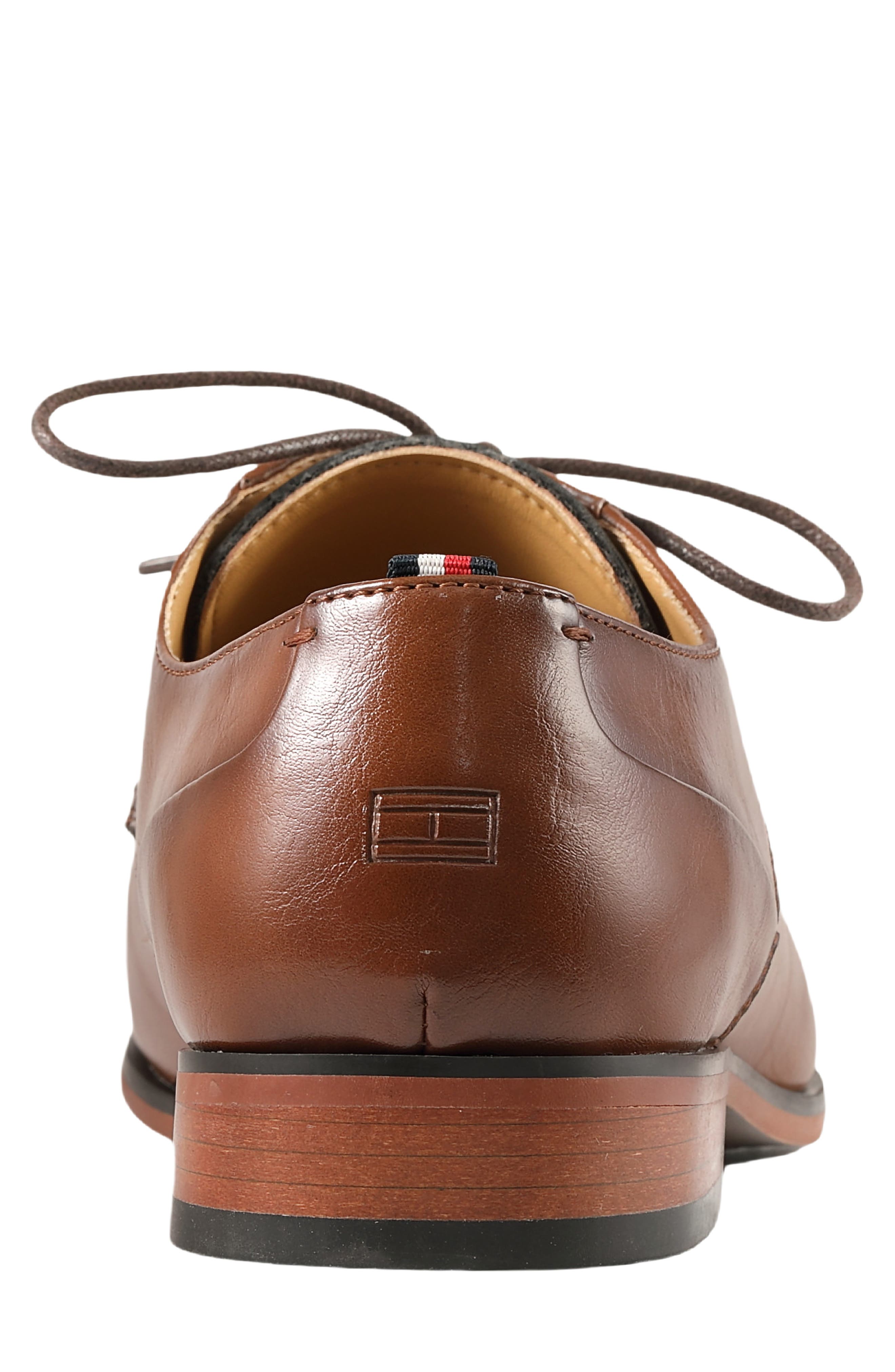 Stovis Faux Leather Plain Toe Derby, Alternate, color, MEDIUM BROWN