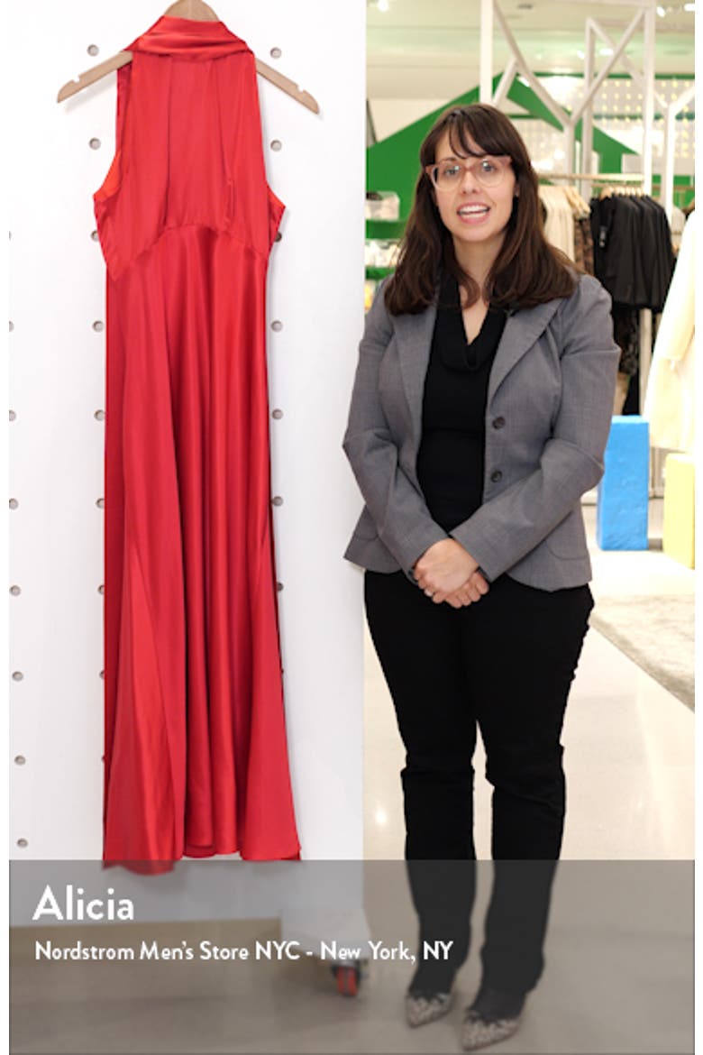 Michelle Silk Midi Dress video