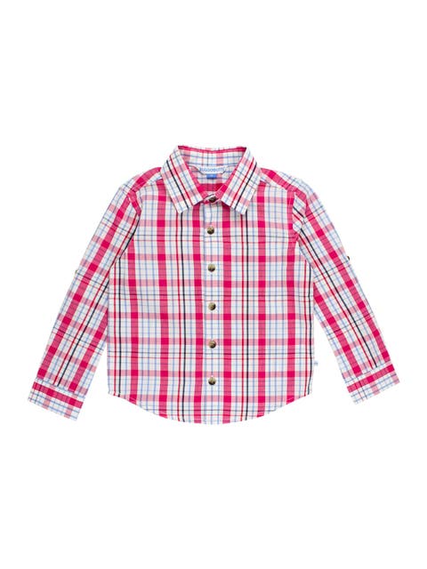 Toddler Boys Long Sleeve Button Down Shirt