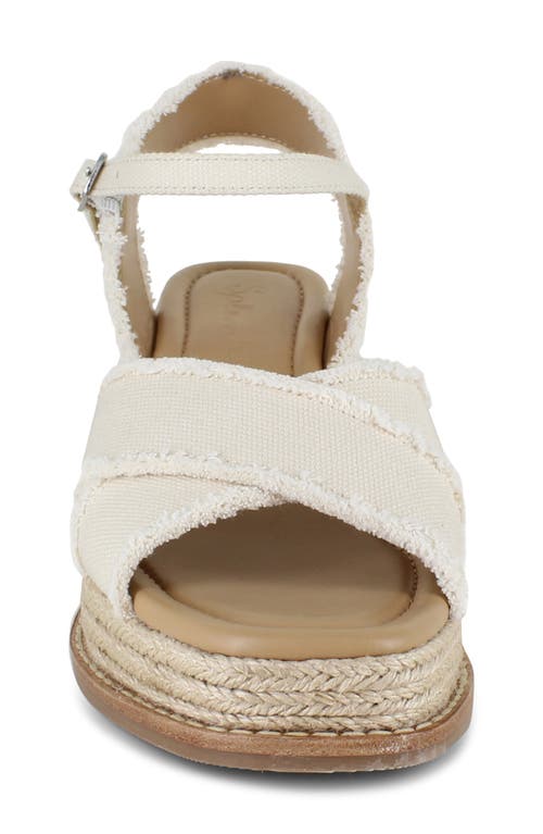 Splendid Women's Danny Ankle Strap Espadrille Platform Wedge Sandals In Linen