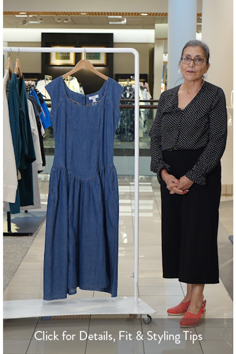 Denim Drop Waist Dress video