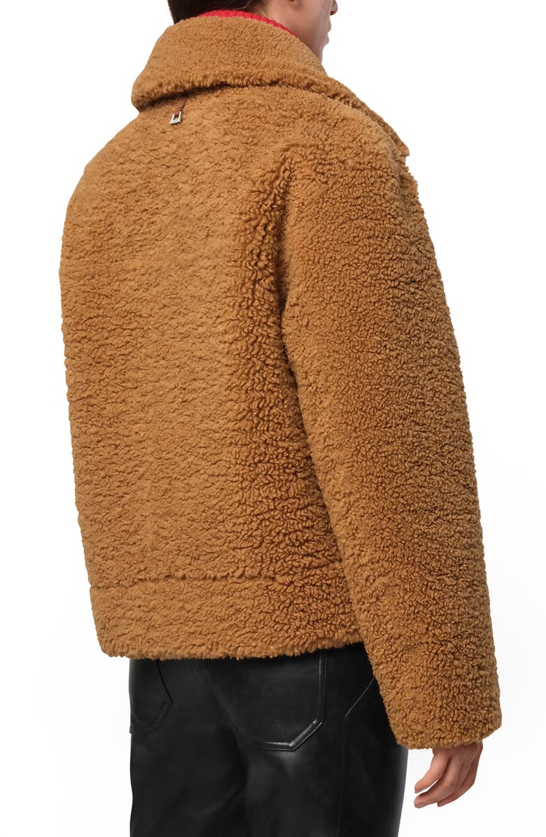 Apparis Charlie Reversible Faux Shearling Short Coat, Alternate, color, 